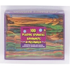 Plastic Drink Stirrers Tropical 100CT