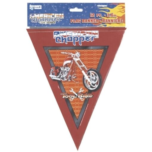 American Chopper Foil Flag Banner 12Ft