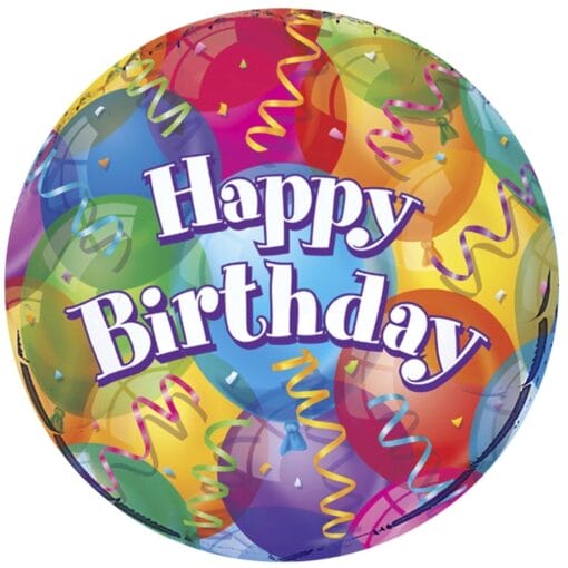 18'' Rnd Brilliant Birthday Foil Balloon