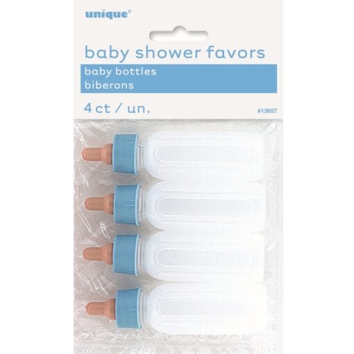 Baby Bottles 3.5&Quot; Blue Top 4Ct