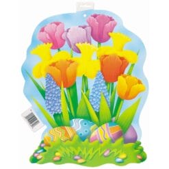Spring Flowers Cutout 16.5'H