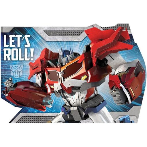 Transformers Postcard Invitations 8Ct