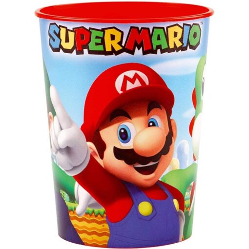 Super Mario Brothers™ Plastic Favor Cups 16Oz Ea