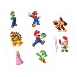 Super Mario Brothers™ Temp Tattoos 8CT