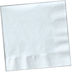 White Napkin Lunch 50CT