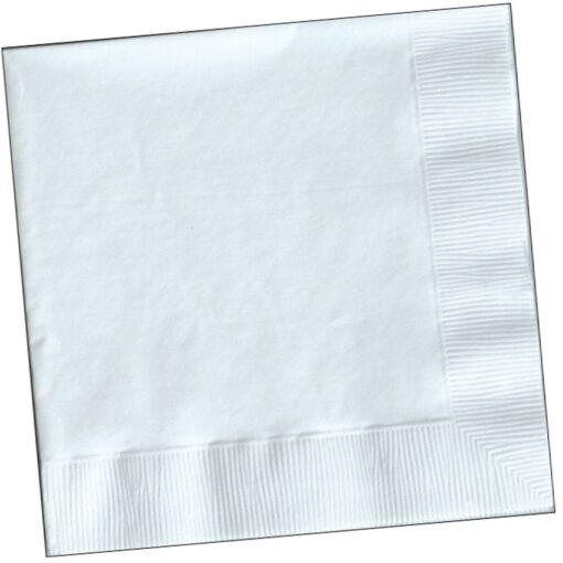 White Napkin Lunch 50Ct