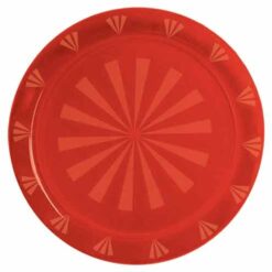 16" RND Tray Red