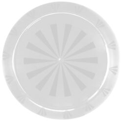 12" RND Tray Clear