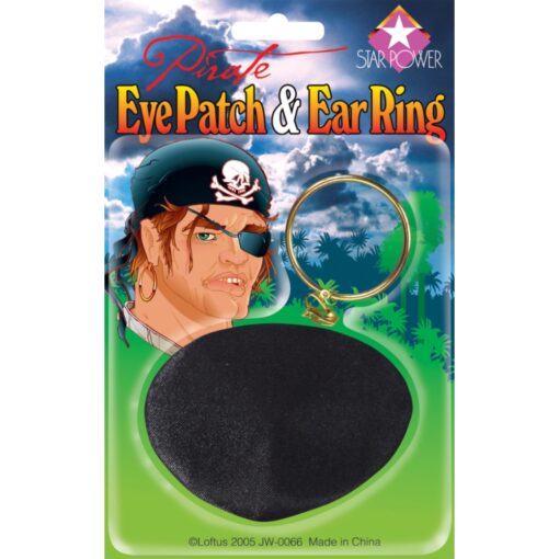 Pirate Eyepatch And Earring