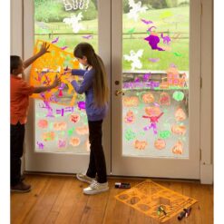 Halloween Stencil & Window Marker Kit