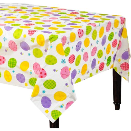 Eggstravaganza Plastic Table Cover 54X96