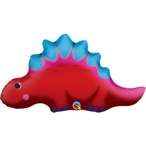 21&Quot; Cute &Amp; Colorful Stegosaurus Shape Foil Balloon