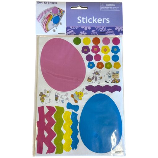 Easter Stickers, 12 Sheets