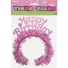 Happy Birthday Headband Pink Tiara