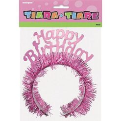 Happy Birthday Headband Pink Tiara