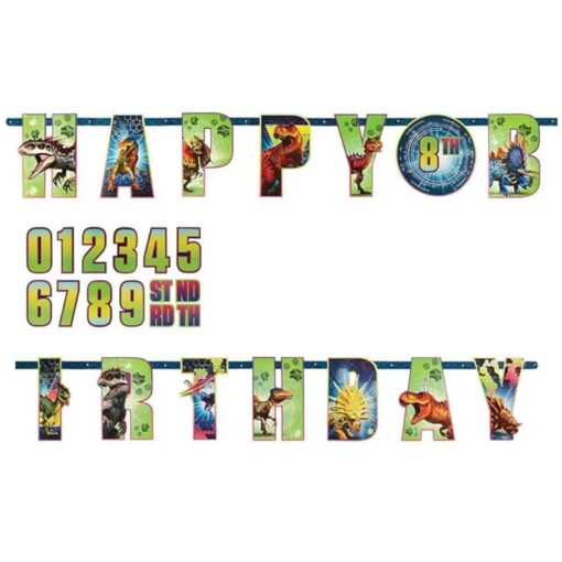 Jurassic World Birthday Banner 10.5Ft