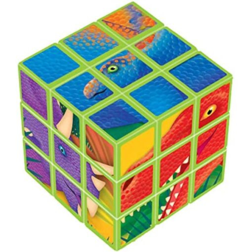 Dino Puzzle Cube Favors 6Ct