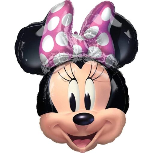25&Quot; Shp Minnie Forever Head Foil Balloon