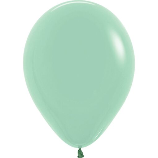 11&Quot; Pastel Dusk Green Tea Latex Balloons 100Ct