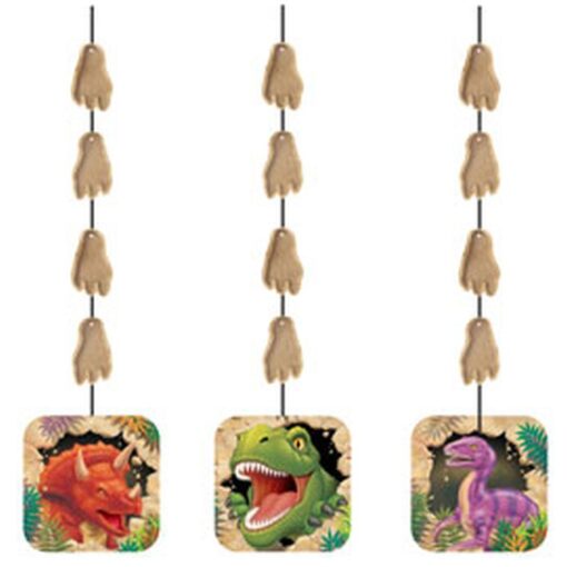 Dino Blast Hanging Cutouts 3Ct