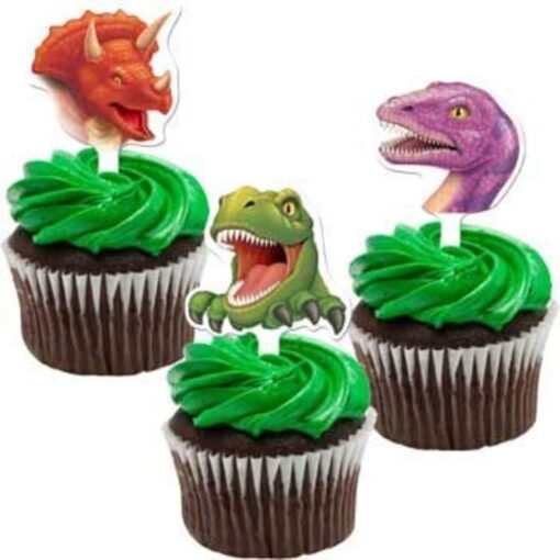 Dino Blast Cupcake Toppers 12Ct