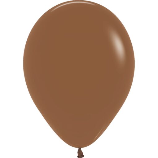 11&Quot; Deluxe Coffee Brown Latex Balloons 100Ct