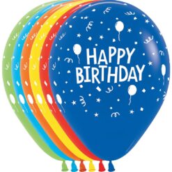 11" PRT Bday Prty Confetti LTX BLNS 50CT
