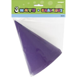 Party Hats Purple 8CT