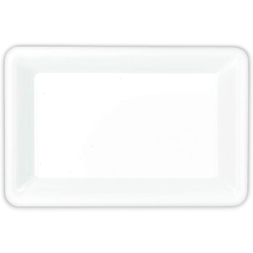 Tray White Plastic 9.2&Quot; X 14.2&Quot;