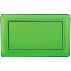 Tray Kiwi Green Plastic 11"x18"
