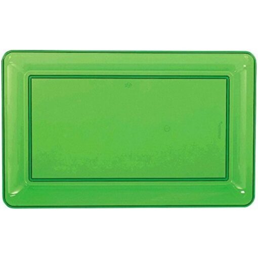 Tray Kiwi Green Plastic 11&Quot;X18&Quot;