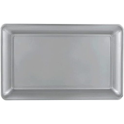 Tray Silver Plastic 11&Quot; X 18&Quot;