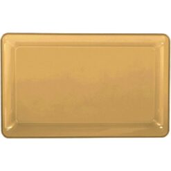 Tray Gold Plastic 11" x 18"