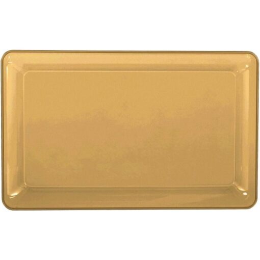 Tray Gold Plastic 11&Quot; X 18&Quot;