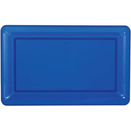Tray Bright Royal Blue Plastic 11&Quot;X18&Quot;