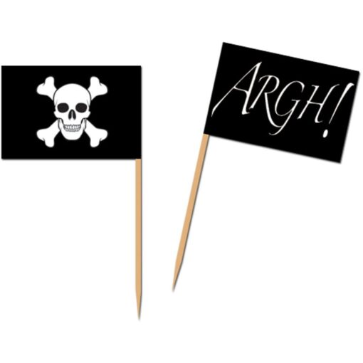 Pirate Flag Picks 50Ct
