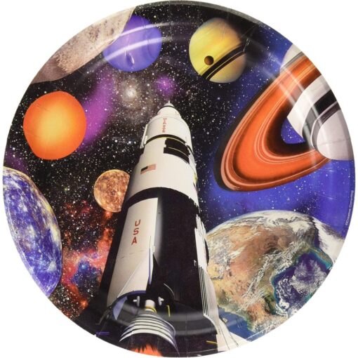 Space Blast Plates 9&Quot; 8Ct