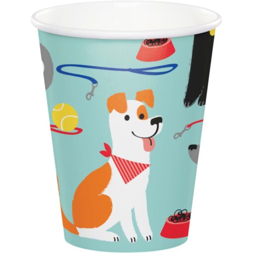 Dog Party Cups Hot/Cold 9Oz 8Ct