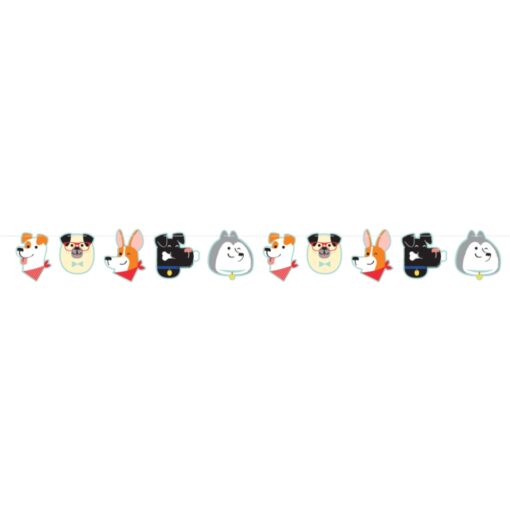 Dog Party Ribbon Banner