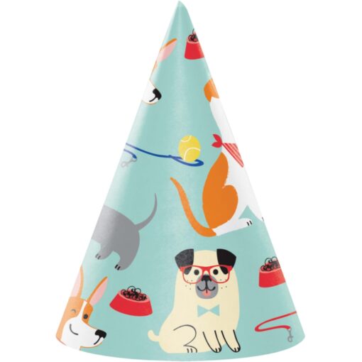 Dog Party Child Party Hats 8Ct