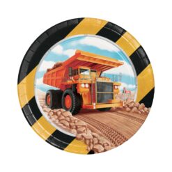 Big Dig Construction Plates 7" 8CT
