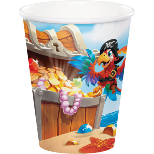 Pirate Treasure Cups Hot/Cold 9Oz 8Ct