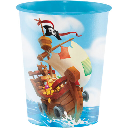 Pirate Treasure Favor Cup Plastic 16Oz