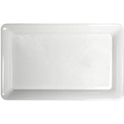 Tray White Plastic 18&Quot; X 12&Quot;