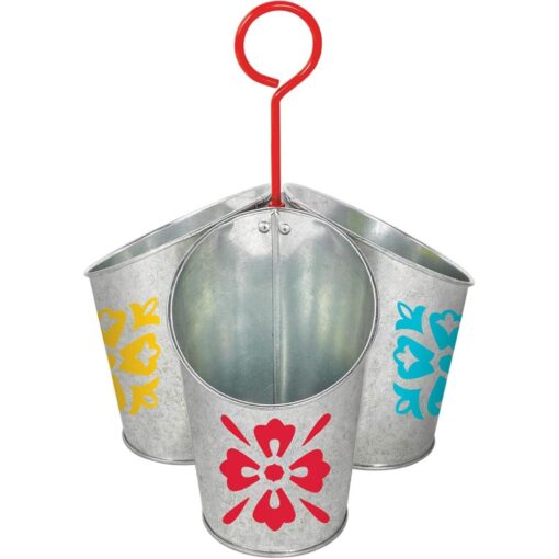 Utensil Caddy Metal Fiesta Style
