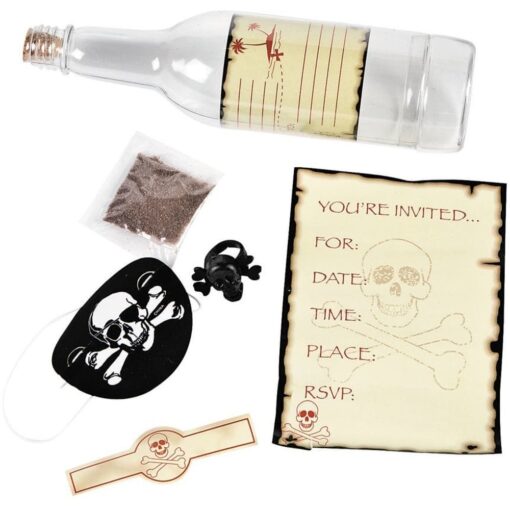 Pirate Invite In A Bottle Diy Kit