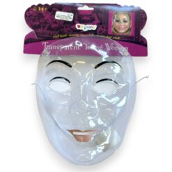 Transparent Young Woman Mask