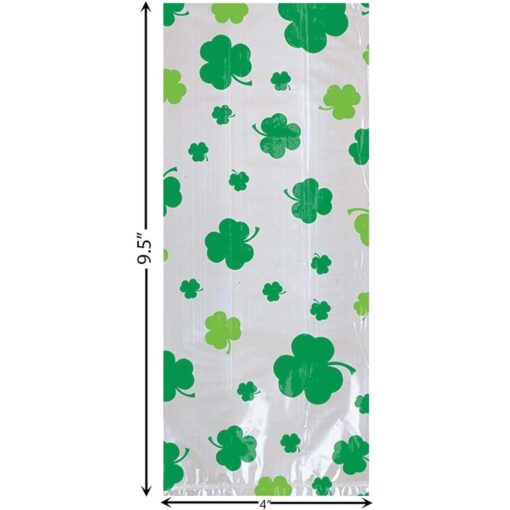 St Patricks Day Cello Treat/Favor Bags 20Ct