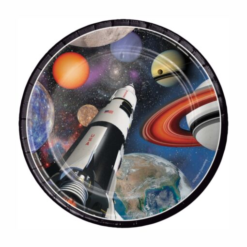 Space Blast Plates 7&Quot; 8Ct