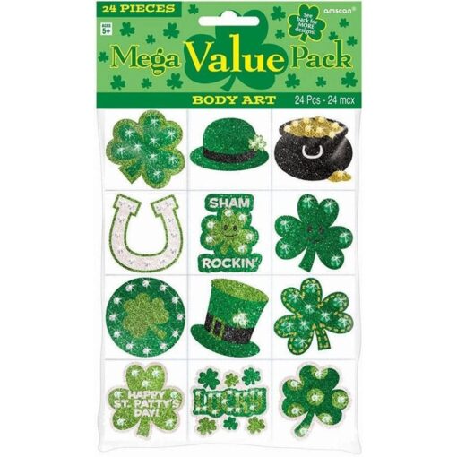 St Patricks Day Body Jewels Multi Pack